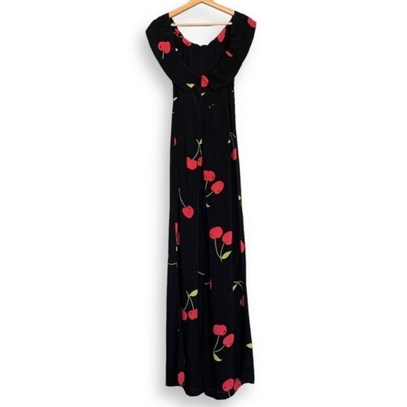 Reformation Jumpsuit Cherry Print - Picture 6 of 16